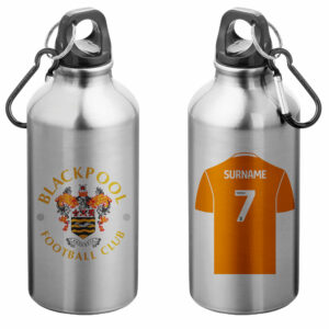 Personalised Blackpool FC Aluminium Water Bottle