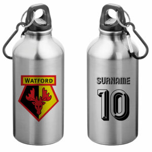 Personalised Watford Bold Crest Sports Bottle