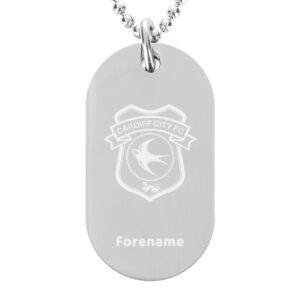 Personalised Cardiff City FC Dog Tag