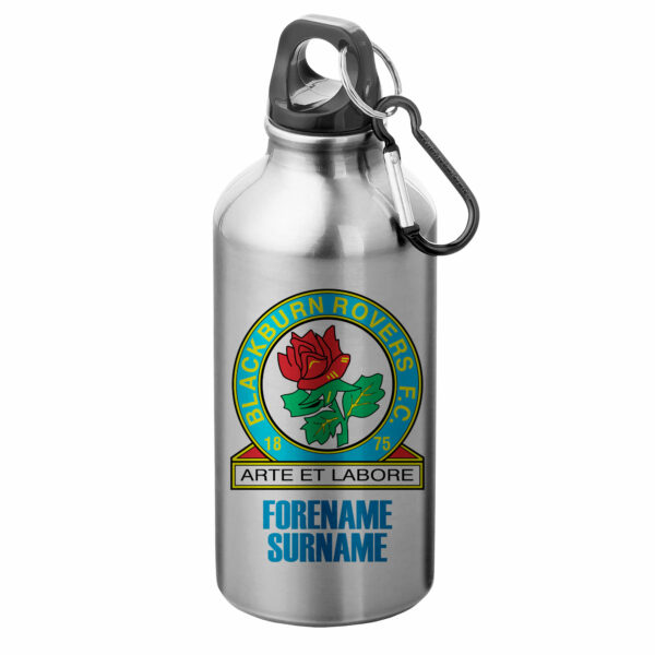 Personalised Blackburn Rovers Bold Crest Sports Bottle