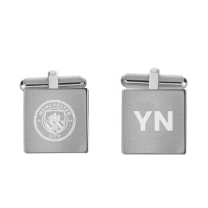 Personalised Manchester City FC Crest Cufflinks