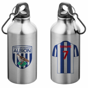 Personalised West Brom FC Aluminium Water Bottle