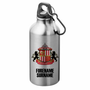 Personalised Sunderland Bold Crest Sports Bottle
