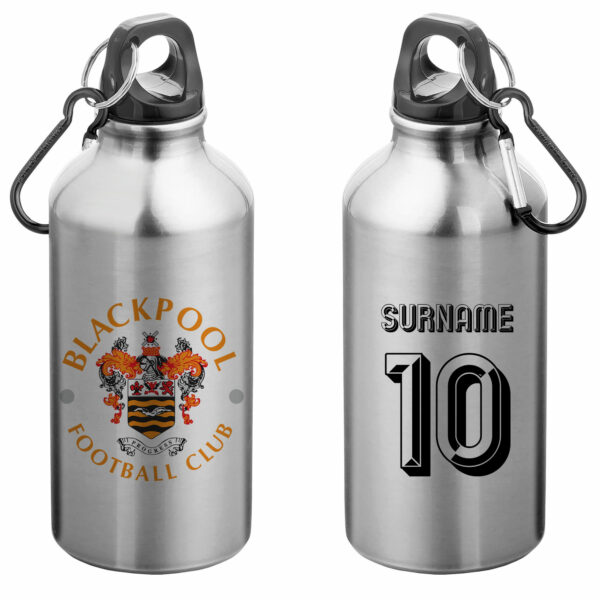 Personalised Blackpool Retro Sports Bottle