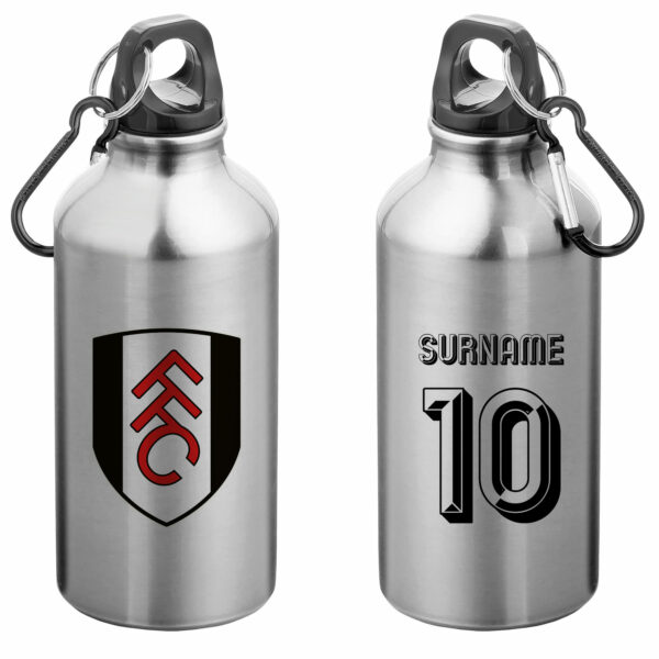 Personalised Fulham Retro Sports Bottle