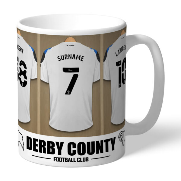 Personalised Derby County Dressing Room Mug