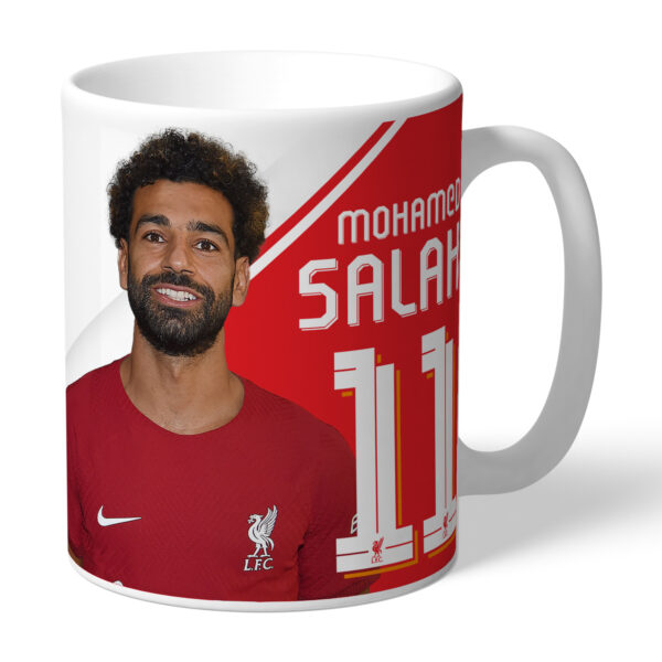 Personalised Liverpool FC Salah Autograph Mug