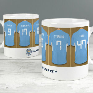 Personalised Manchester City FC Dressing Room Mug