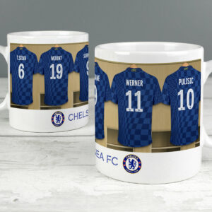 Personalised Chelsea Football Club Dressing Room Mug