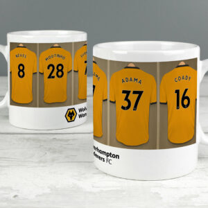 Personalised Wolverhampton Wanderers FC Dressing Room Mug