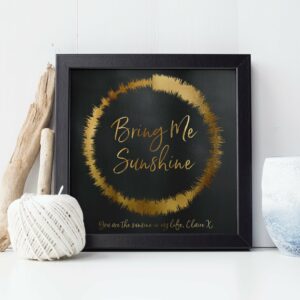 Personalised Adventure Is Out There Black Framed Print
