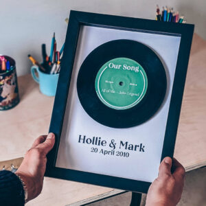 Personalised ‘Any Song’ Sound Wave Loop Print with Framing Options