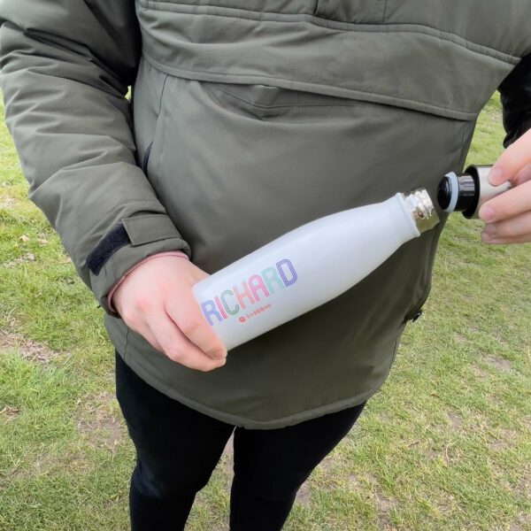 Personalised Water Bottle With Spotify Workout Playlist