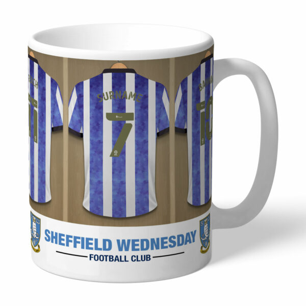 Personalised Sheffield Wednesday FC Dressing Room Mug
