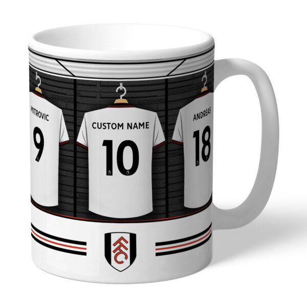 Personalised Fulham FC Dressing Room Mug
