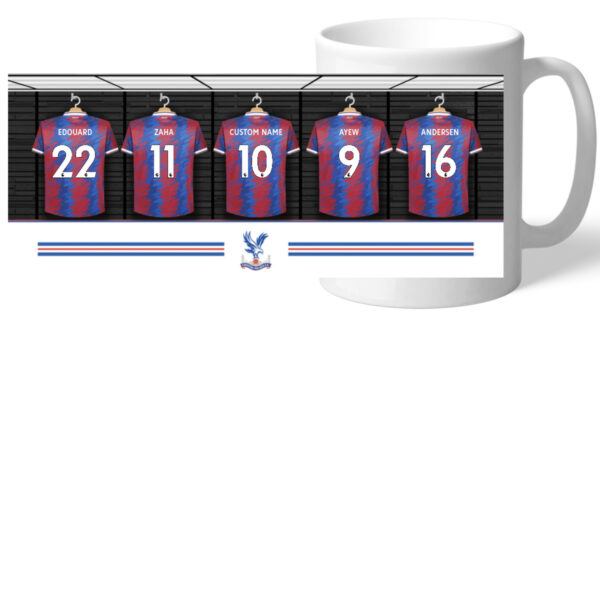 Personalised Crystal Palace FC Dressing Room Mug
