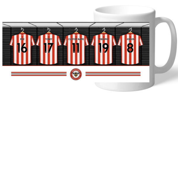 Personalised Brentford FC Dressing Room Mug