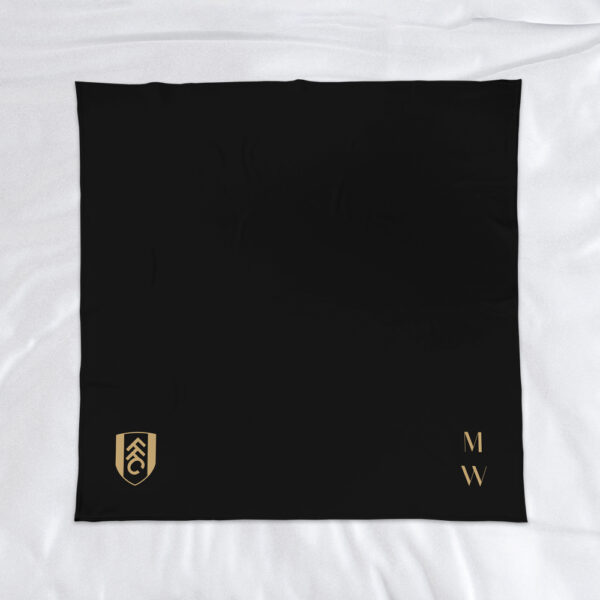 Personalised Fulham FC Initials Fleece Blanket