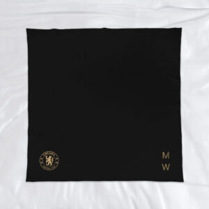 Personalised Chelsea FC Initials Fleece Blanket