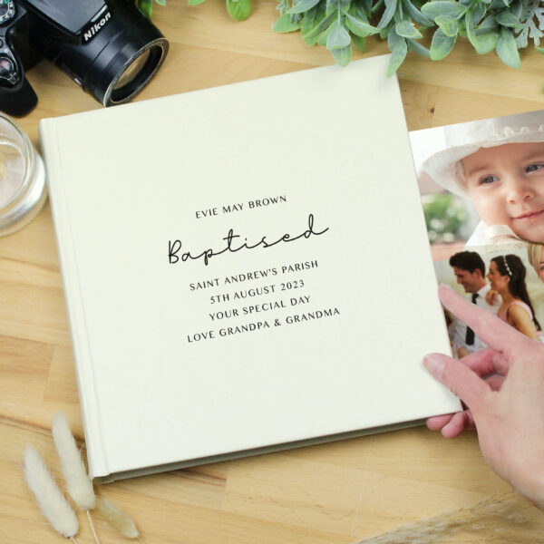 Personalised Any Message Square Photo Album