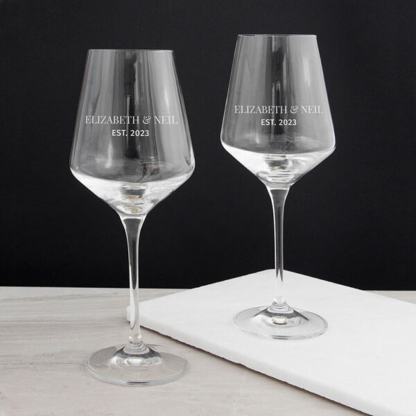 Personalised Special Year Wine Glass