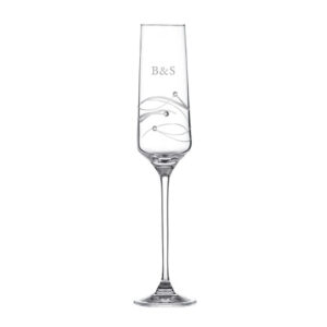 Personalised Elegant Champagne Glass – Name