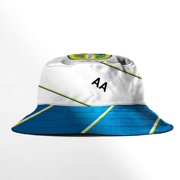 Personalised Leeds United Initial Bucket Hat