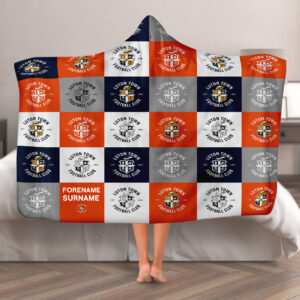Personalised Luton Town Chequered 18″ Cushion