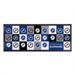Personalised Millwall Chequered Bar Runner