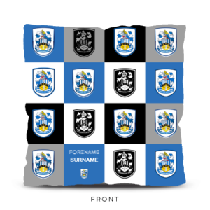 Personalised Huddersfield Town Chequered 18″ Cushion
