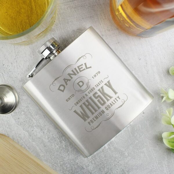 Personalised Whisky Hip Flask