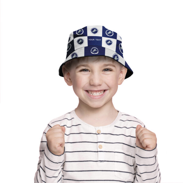 Personalised Millwall FC Chequered Bucket Hat