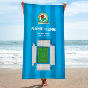 Personalised Blackburn Rovers Stadium Towel