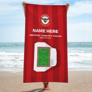 Personalised Brentford Stadium Towel