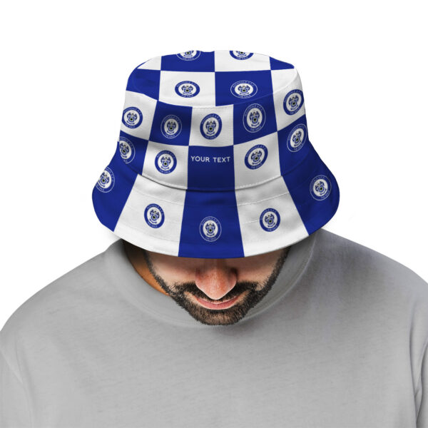 Personalised Rochdale Chequered Bucket Hat