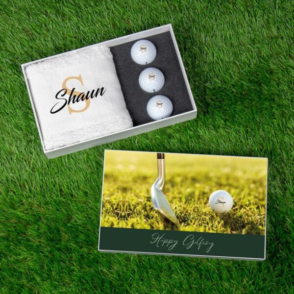 Personalised Golf Gift Set – Happy Golfing