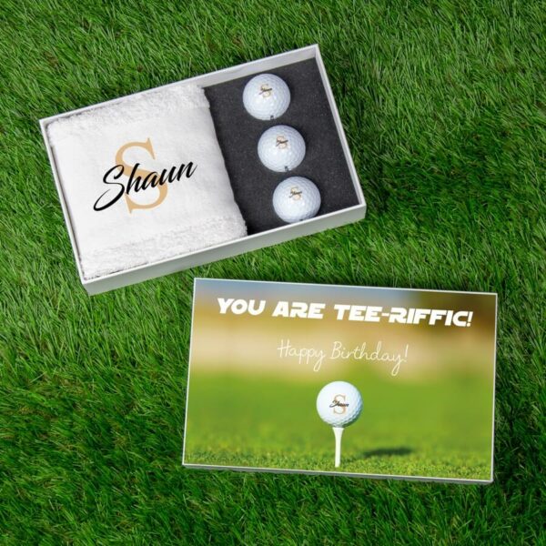Personalised Golf Gift Set – You are Tee-riffic