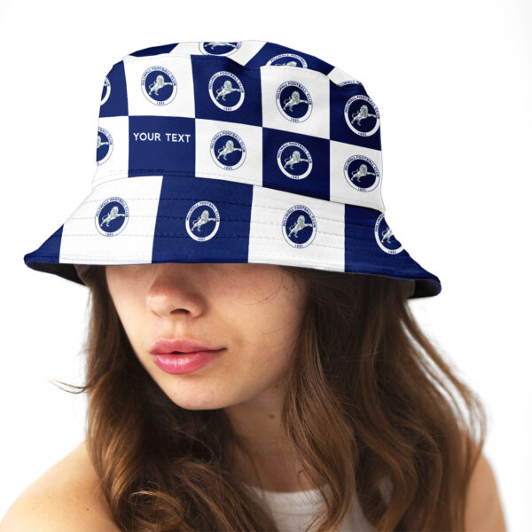 Personalised Millwall FC Chequered Bucket Hat