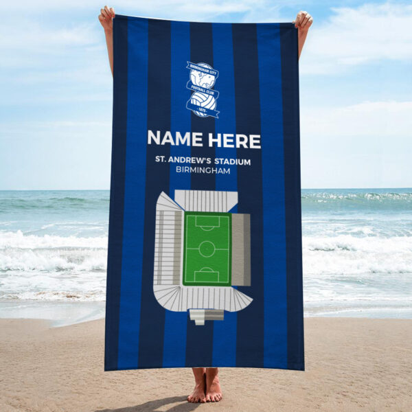 Personalised Birmingham City Stadium Towel