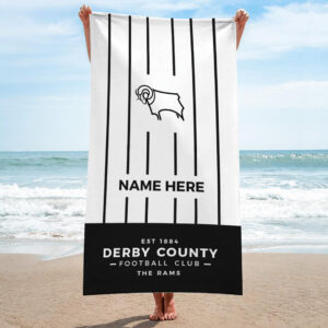 Personalised Derby County Badge Towel
