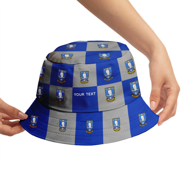 Personalised Sheffield Wednesday Chequered Bucket Hat