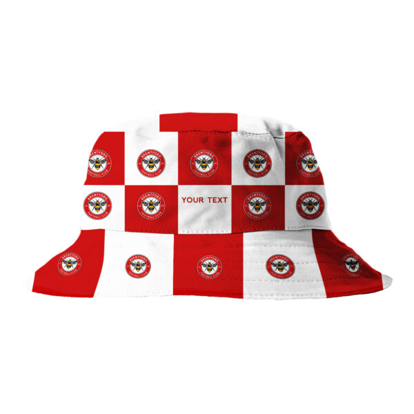 Personalised Brentford FC Chequered Bucket Hat