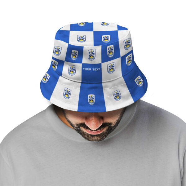 Personalised Huddersfield Town Chequered Bucket Hat