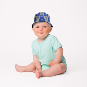 Personalised Leeds United Chequered Bucket Hat