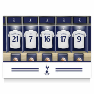 Personalised Tottenham Hotspur FC Dressing Room Framed Print