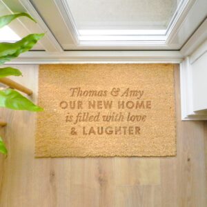 Personalised Any Message Rectangle Indoor Doormat