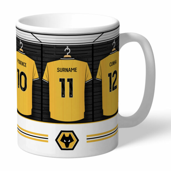 Personalised Wolverhampton Wanderers Dressing Room Mug