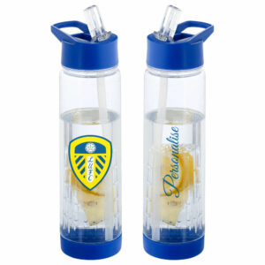 Personalised Leeds United Infuser Water Bottle