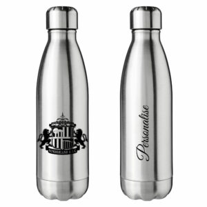 Personalised Sunderland FC Insulated Water Bottle – Crest – Stainless Steel