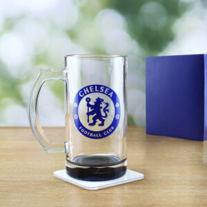 Personalised Chelsea 20oz Beer Mug, Gift Boxed